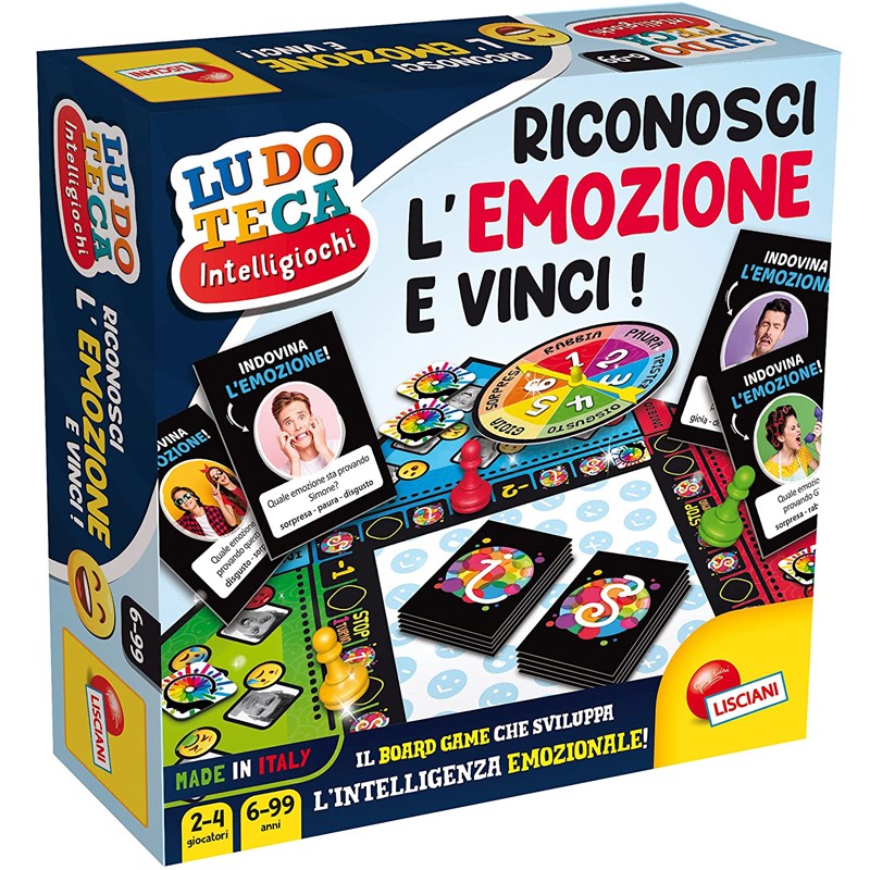 RICONOSCI L'EMOZIONE E VINCI! LUDOTECA INTELLIGIOCHI LISCIANI 89178