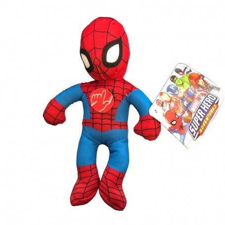 PELUCHE MARVEL AVENGERS 20 CM SPIDERMAN CON SUONI PTS MAR9349SPIDER