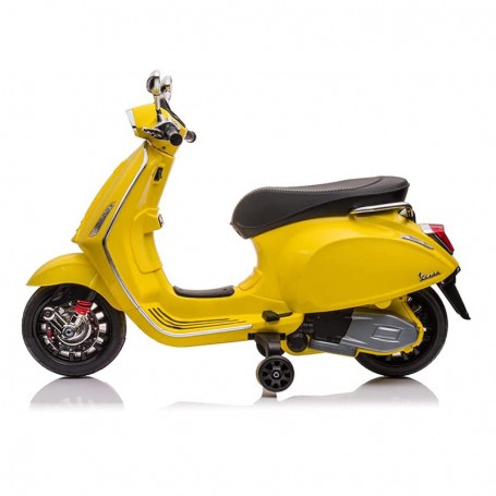 Moni moto elettrica per bambini Colombo faro, due motori, MP3, fino a 7  km/h, colorazione:giallo