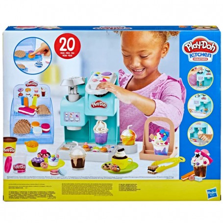 PLAYDOH CAFFETTIERA SUPER COLORATA CON 20 ACCESSORI HASBRO F5836