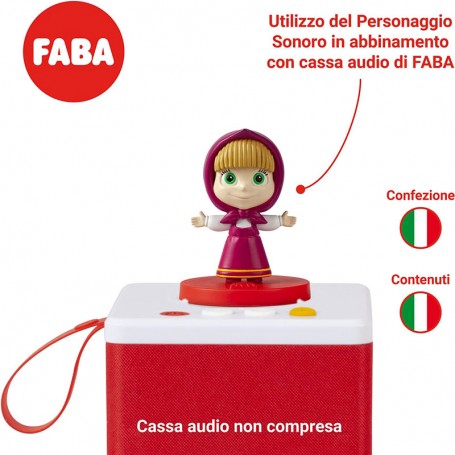 FABA - Raccontastorie Bianco - Cantastorie per Bambini, Cassa Audio con  Personag