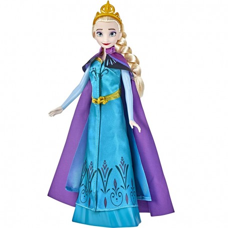 BAMBOLA 30 CM ELSA CON ABITO VERDE ACQUA DISNEY FROZEN 2 MATTEL HLW46 HLW47