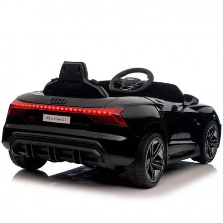 AUTO ELETTRICA PER BAMBINI AUDI ETRON NERO 12V CON PORTIERE APRIBIL