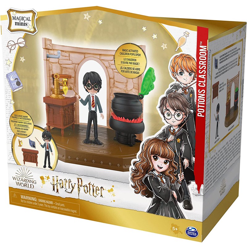 PLAYSET CLASSE DI POZIONI CON PERSONAGGIO WIZARDING WORLD HARRY POT