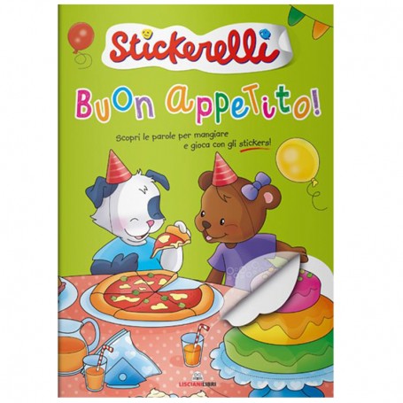 ALBUM STICKERELLI BUON APPETITO! LISCIANI LIBRI 10105