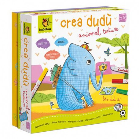 CREA DUDÙ COLORIAMO CON I PENNARELLI GIOCO EDUCATIVO LUDATTICA 21238