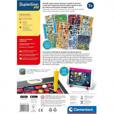 CLEMENTONI - sapientino la penna parlante - numeri gioco educativo 4-6 anni