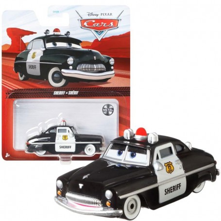 VEICOLO DISNEY CARS 1:55 SHERIFF IN VIAGGIO DIE-CAST DISNEY CARS MATTEL DXV29 FLM15