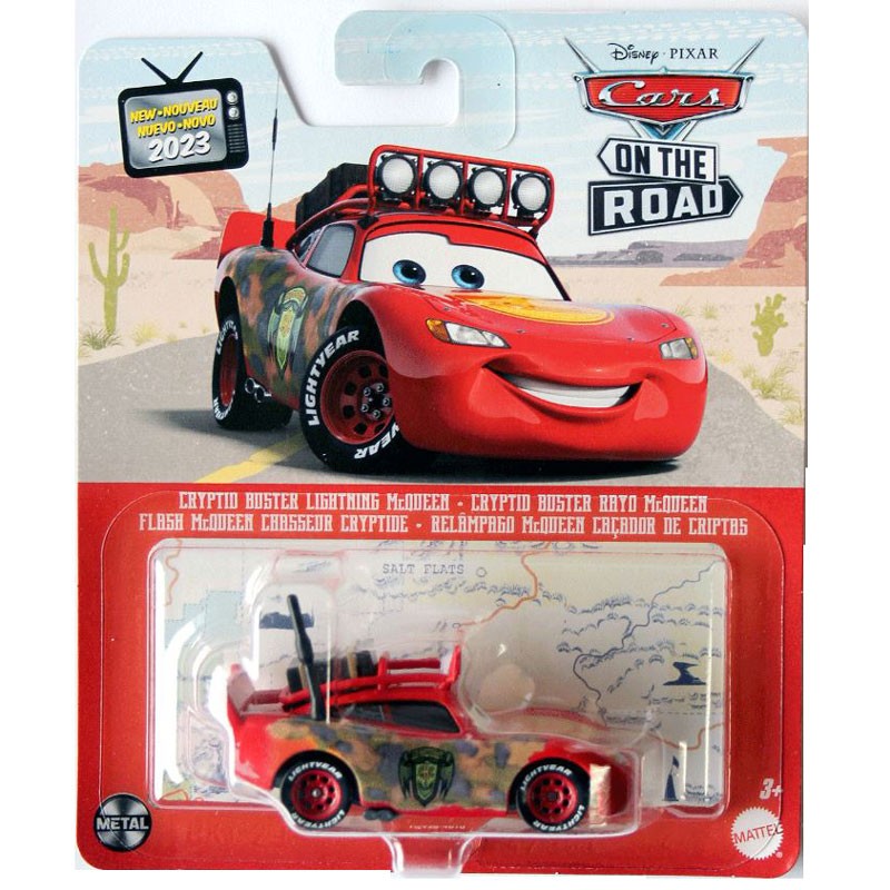 VEICOLO DISNEY CARS 1:55 SAETTA MCQUEEN CRIPTIDE BUSTER LIGHTNING I