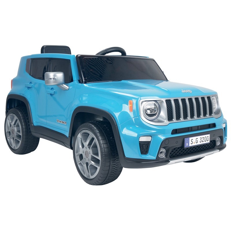 Auto Elettrica Per Bambini Jeep Renegade Azzurro Jetset 12v R C 2 M